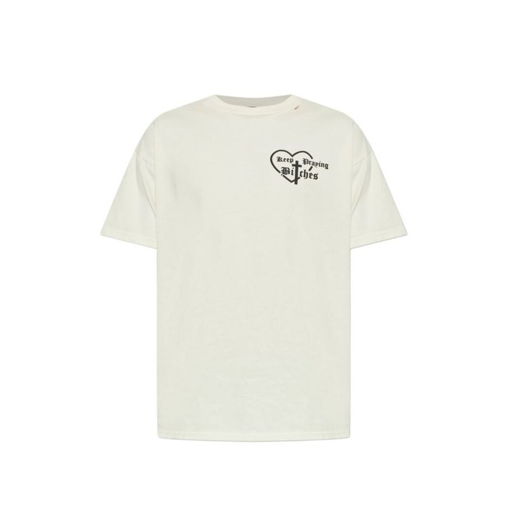 Willy Chavarria Neutrals T-Shirts & Vests - T-Shirts Men